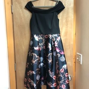 Ted Baker 4 (US 12) black off the shoulder dress